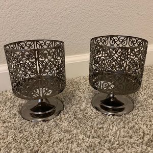 Bath & body works 3 wick candle holders